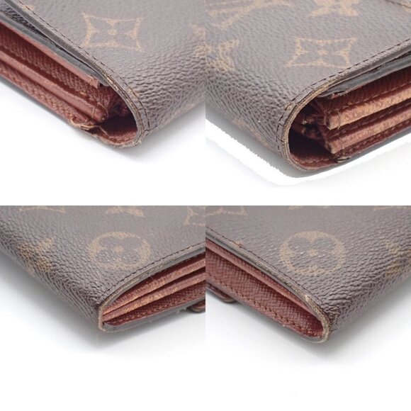 LOUIS VUITTON Porte Monnaie Credit Long Wallet Monogram Leather M61725 07EF435 - Picture 7 of 15